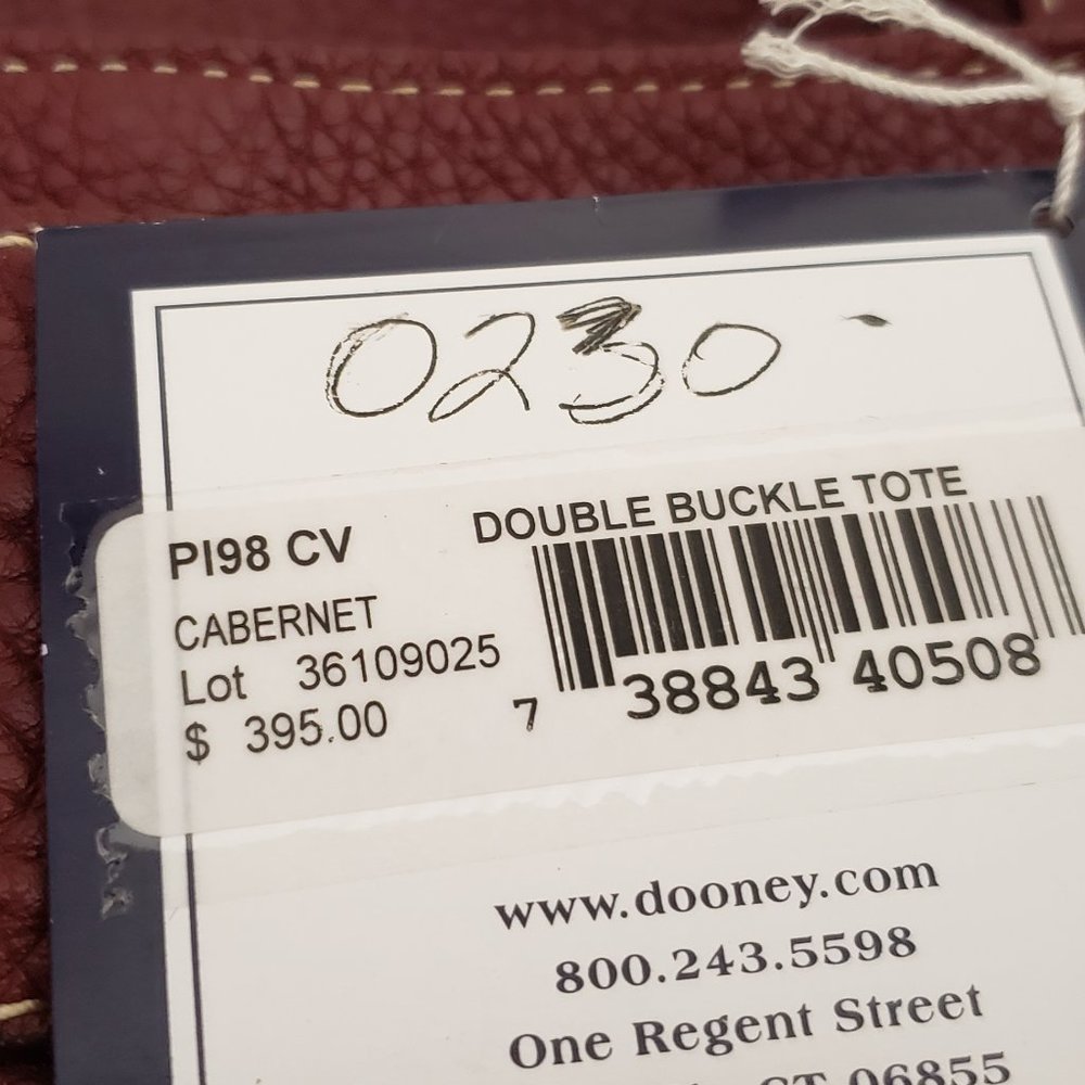 Dooney and Bourke Pebble Leather Tote NWT - Picture 6 of 6